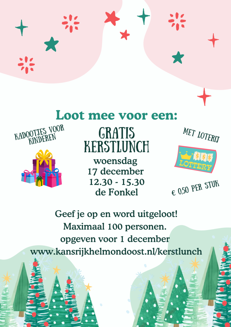 Kerstlunch Speciaal voor de Minima